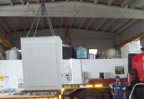 carico manufatto per trasporto