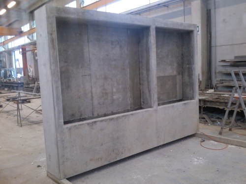 vista laterale dim.m. 3,50 x 2,25 x 0,4